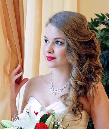 Свадебный макияж и прическа на дому - Настя Сажнова