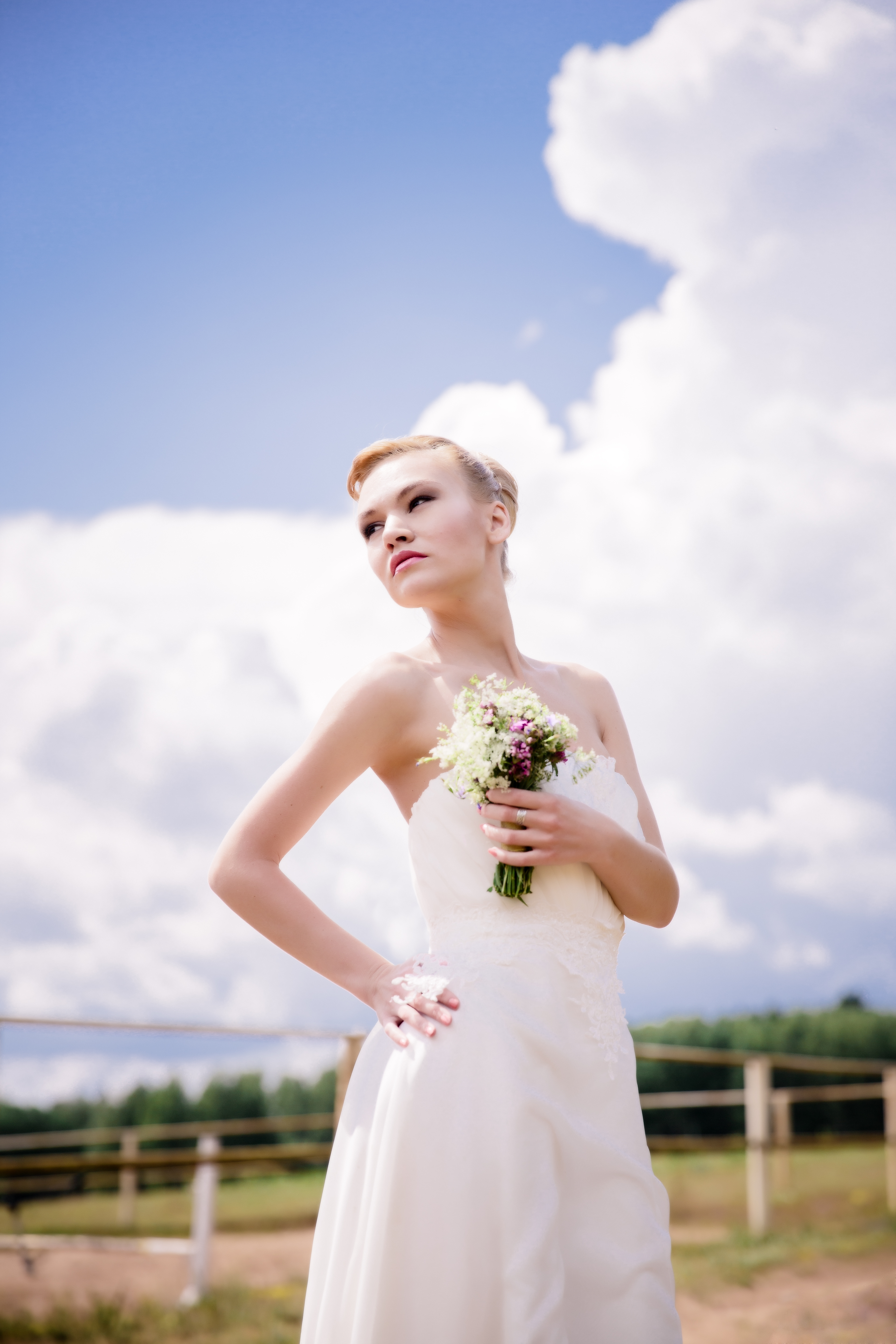 Свадебный макияж и прическа Любовь Фасхутинова